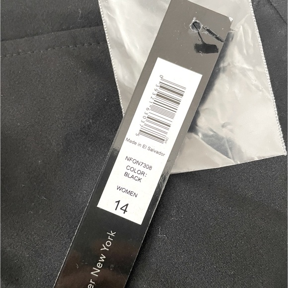Nicole Miller Pants - Nicole Miller Essential Easy Care Pant - Black